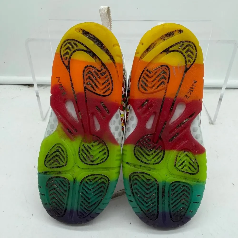 Nike Little Posite Pro TD Penny Hardaway Fruity Pebbles Shoes Kids Infant 9C